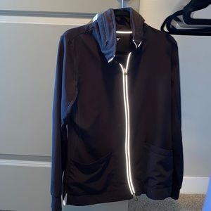 HH 360 healing hands black scrub jacket.